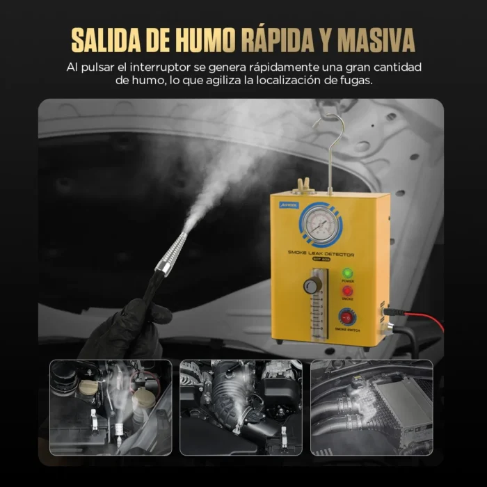Autool SDT203: Detector de Fugas de Humo Automotriz - Imagen 4