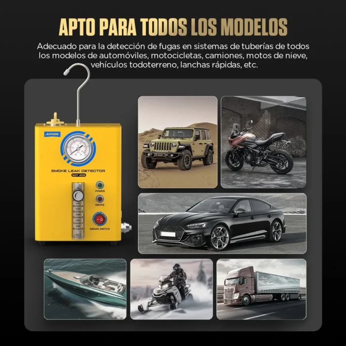 Autool SDT203: Detector de Fugas de Humo Automotriz - Imagen 3