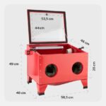 Cabina de Sandblast Profesional 90L para Limpieza de Piezas - Imagen 5