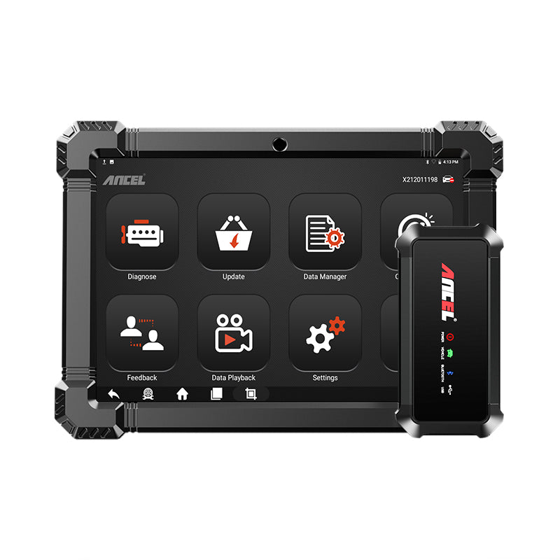 Escáner automotriz Ancel X7 HD Bluetooth diagnóstico camiones y maquinaria pesada