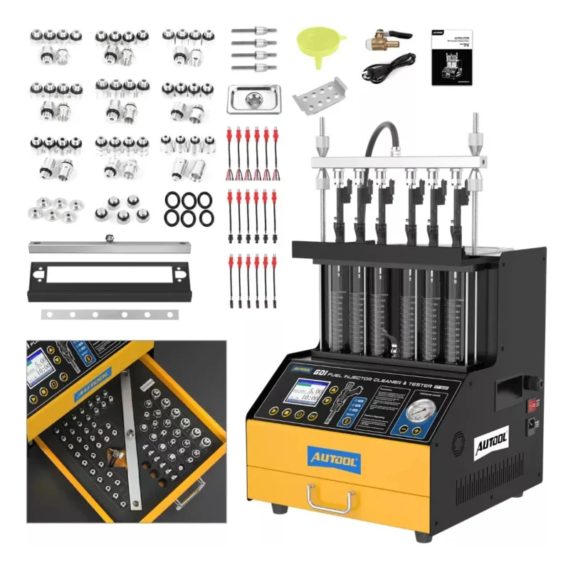 Banco de prueba y limpieza ultrasónica de inyectores GDI Autool CT500