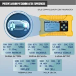 Autool bt380 probador baterias.