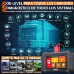 Escáner automotriz Ancel V5 HD diagnóstico camiones y maquinaria pesada