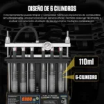 Maquina limpieza inyectores 6 cilindros