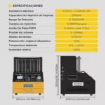 Banco de prueba y limpieza ultrasónica de inyectores GDI Autool CT500