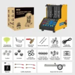 Maquina de Inyectores Autool 4 Cilindros con Tina de Ultrasonido - Imagen 12