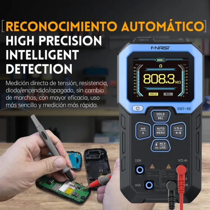 Multímetro Digital Inteligente FNIRSI DMT-99 Profesional - Imagen 3