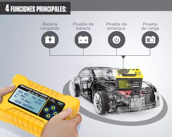 Autool bt380 probador baterias.
