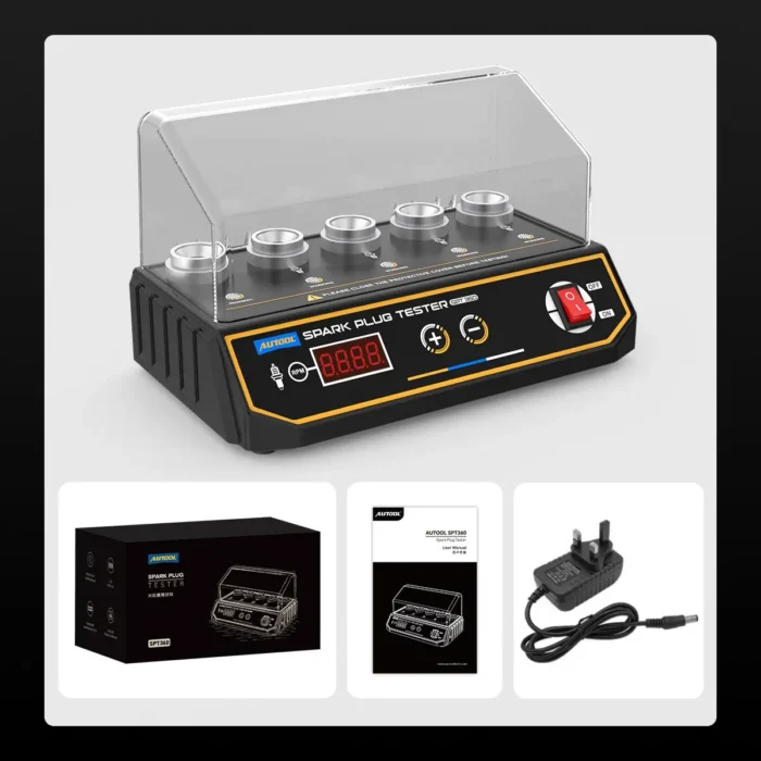 Probador de Bujías Automotriz AUTOOL SPT360 - 5 Agujeros (12V) - Imagen 10