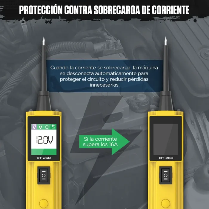 Punta Lógica Automotriz AUTOOL BT260 - Imagen 5