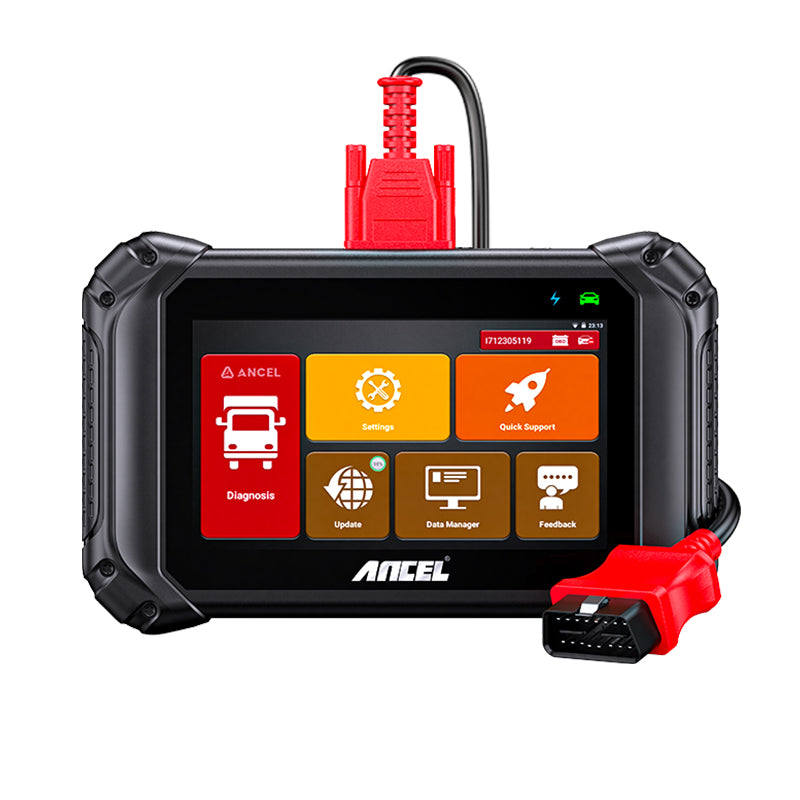 Escáner automotriz Ancel V5 HD diagnóstico camiones y maquinaria pesada