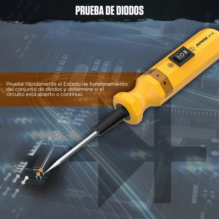 Punta Lógica Automotriz Probador Circuitos Autool Bt160 - Imagen 8