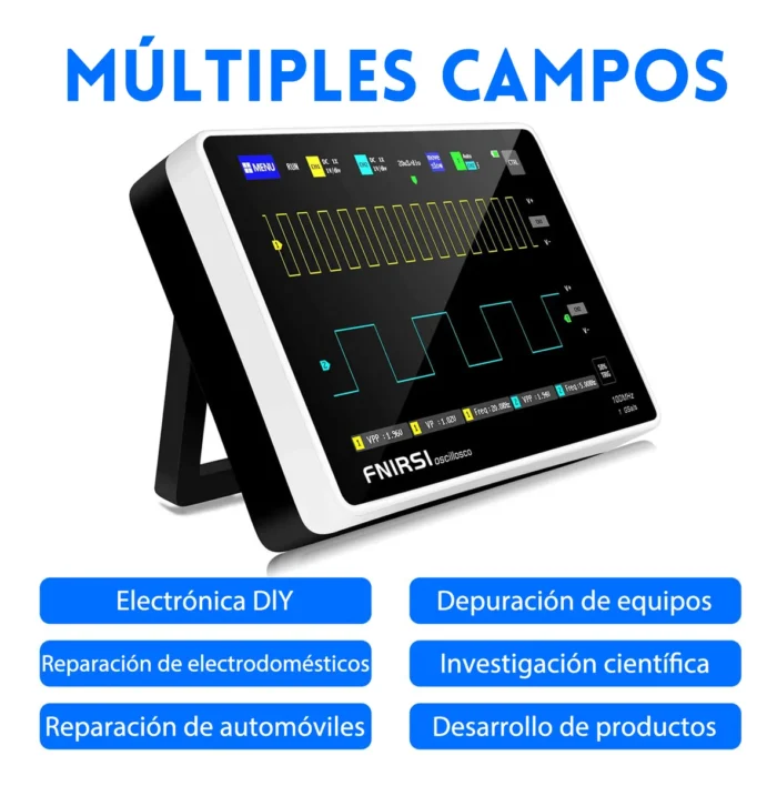 osciloscopio fnirsi 1013d 2 canales usos