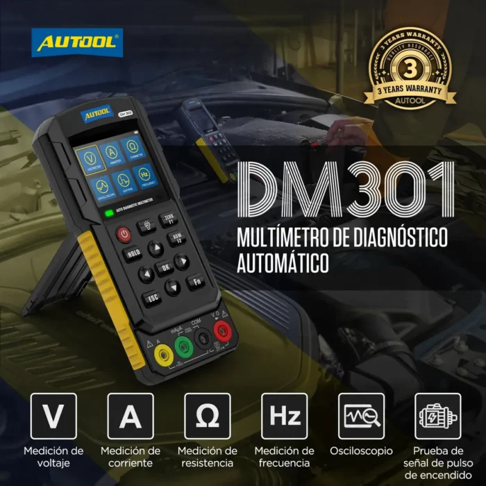 AUTOOL DM301 caracteristicas