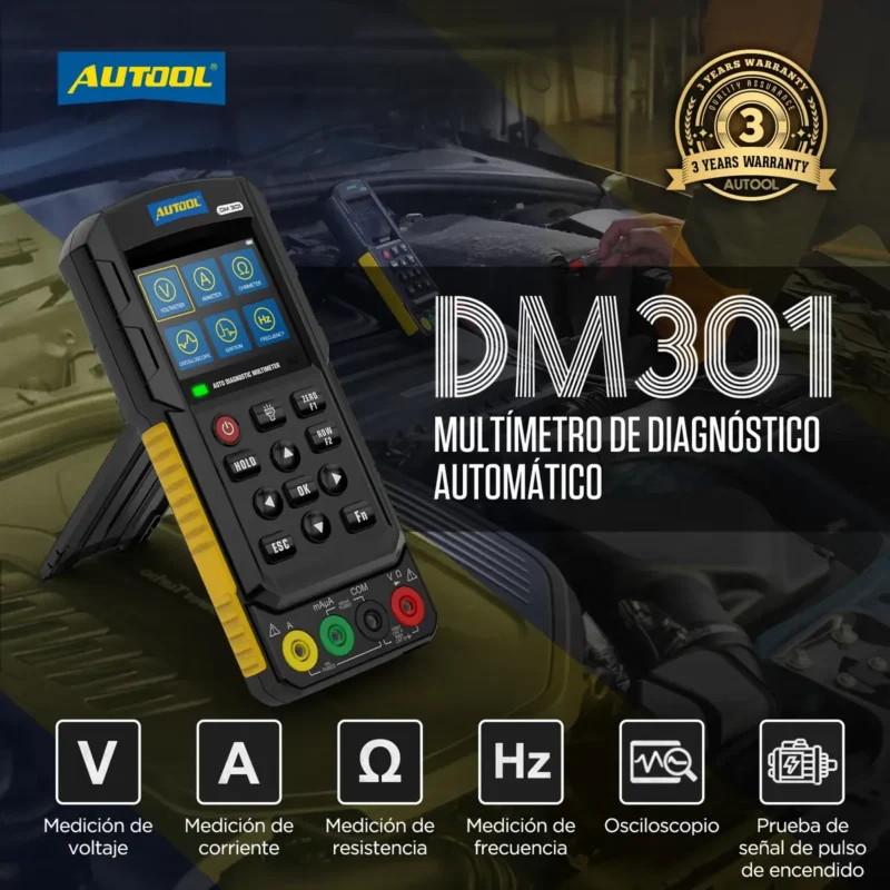 AUTOOL DM301 caracteristicas