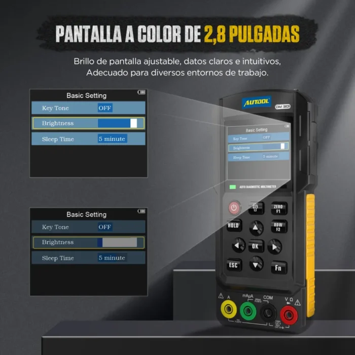 AUTOOL DM301 pantalla