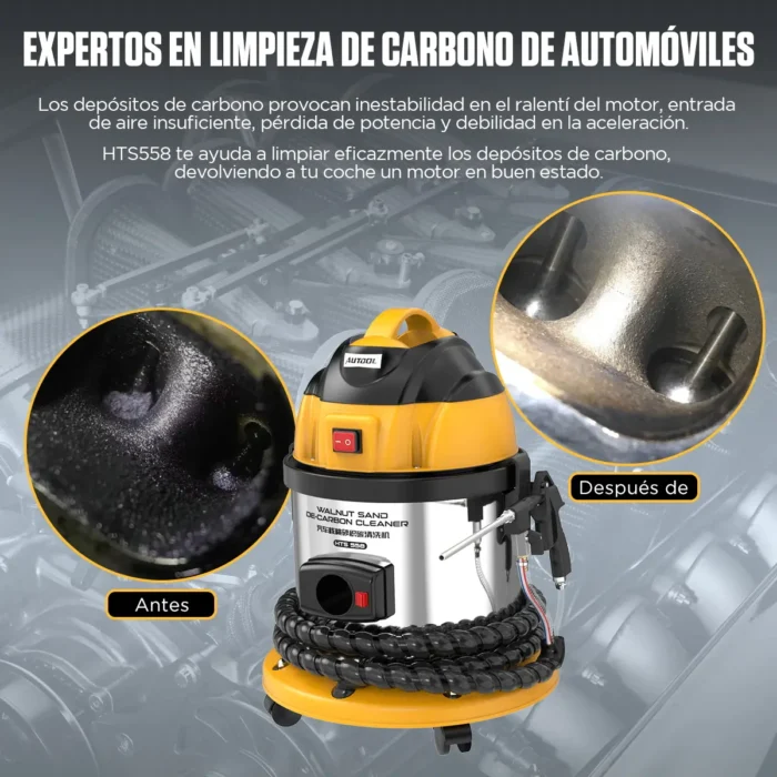 Descarbonizadora por Arena de Nogal AUTOOL HTS 558 - Imagen 6