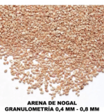 Detalle granulometria Repuesto Arena de nogal para descarbonizadora valvula Autool