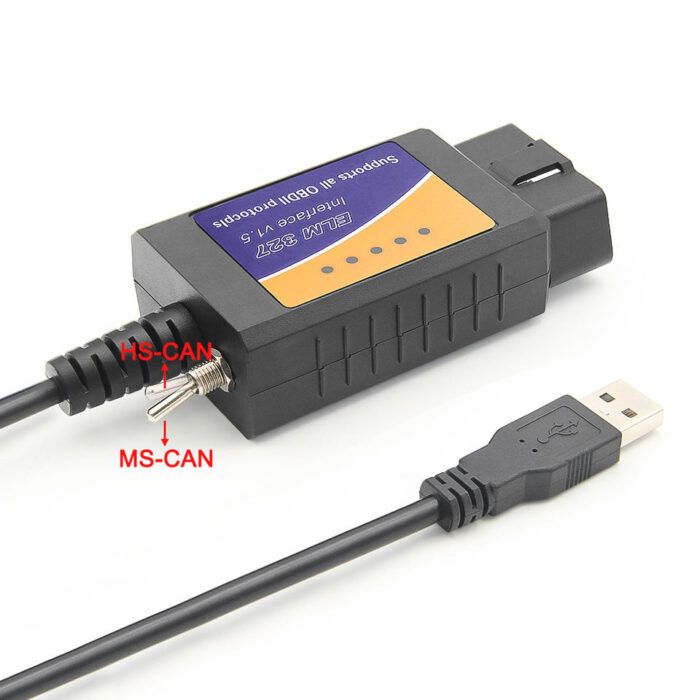 Escáner Automotriz ELM327 USB V1.5 con Switch MS-CAN/HS-CAN - Imagen 4
