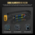 Punta Lógica AUTOOL BT160 y Probador de Circuitos Automotrices 6-24V con cable largo y pinzas.