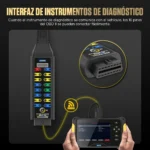 Punta Lógica AUTOOL BT160 y Probador de Circuitos Automotrices 6-24V con cable largo y pinzas.