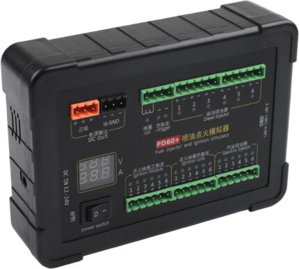 Simulador de ECUs PD60 Plus: Probador de Inyectores, Bobinas y Módulos de Ignición