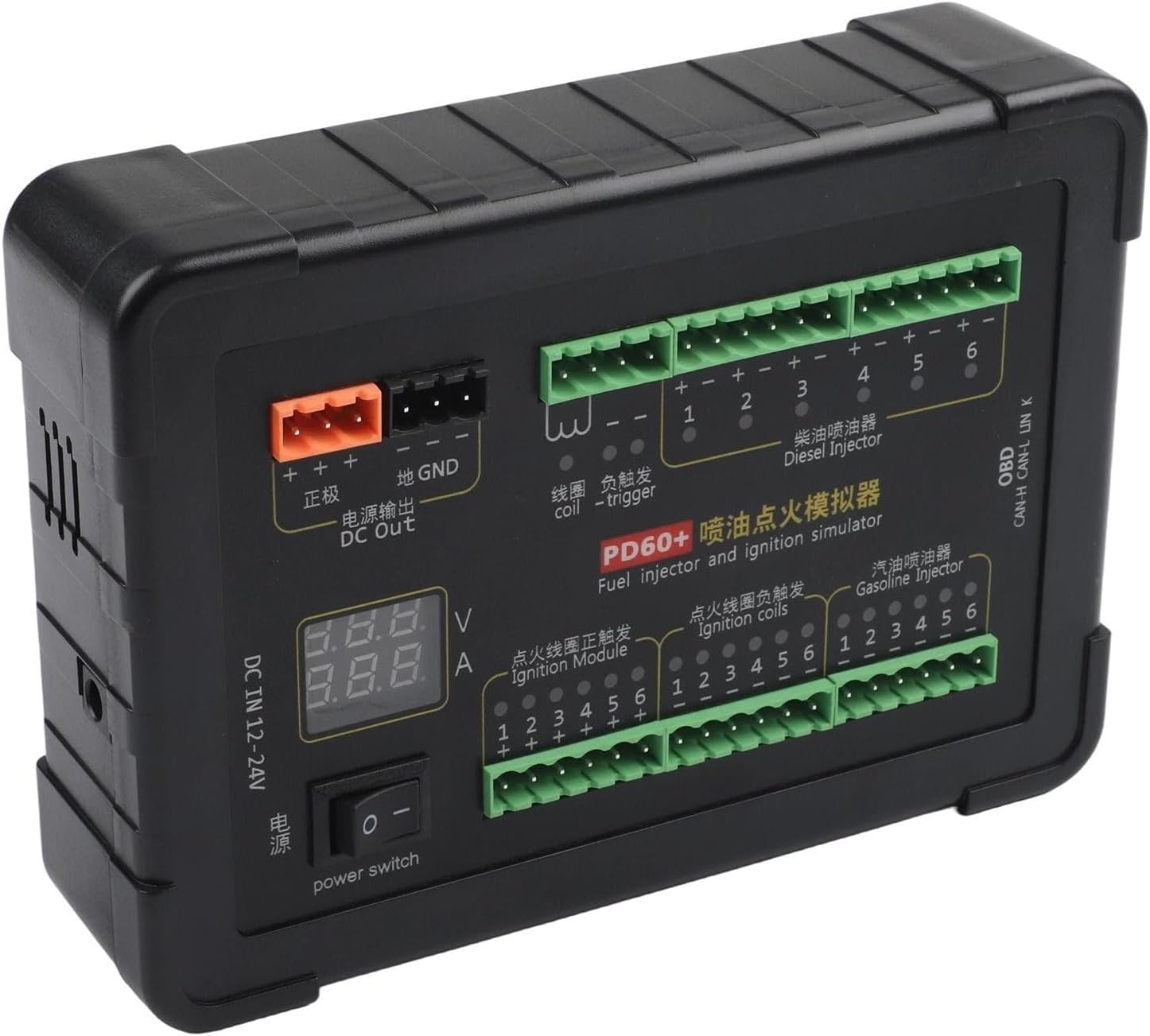 Scanner PD60+ Simulador de ECUs PD60 Plus: Probador de Inyectores, Bobinas y Módulos de Ignición - Imagen 1