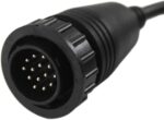 Cable Adaptador Volvo / Mack 14 Pines a OBD2 Diagnóstico HD - Imagen 2
