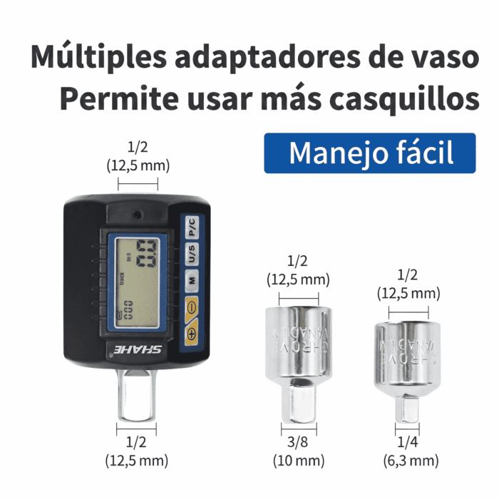 Adaptador Torquímetro Digital SHAHE ANC con Pantalla - Imagen 4