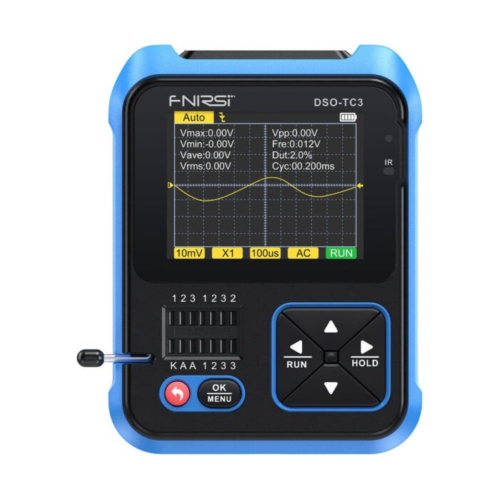 Tester de Componentes y Osciloscopio FNIRSI DSO-TC3 (3 en 1) - Imagen 3
