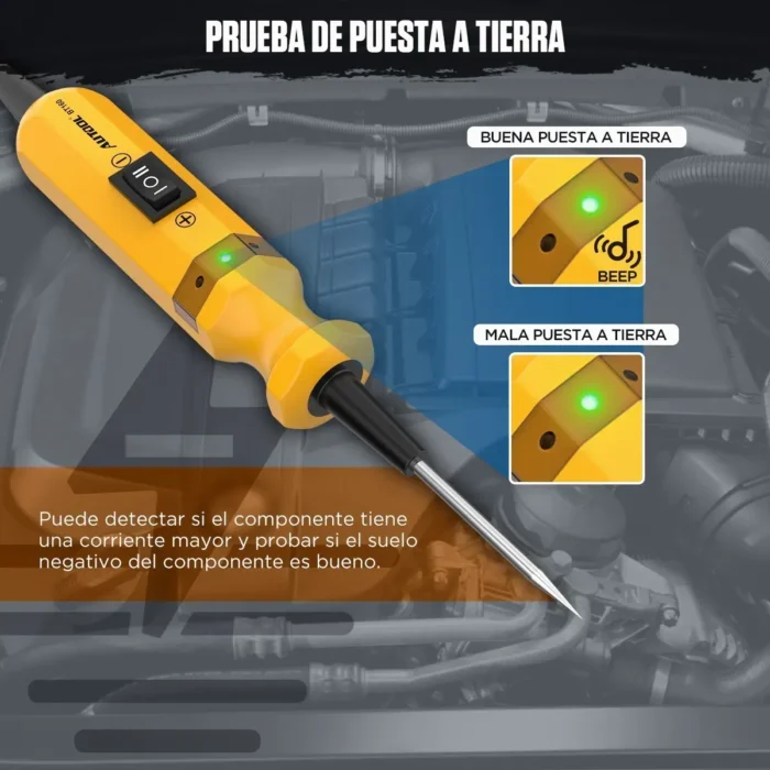 Punta Lógica Automotriz Probador Circuitos Autool Bt160 - Imagen 7