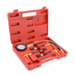 Kit Medidor de Presión de Combustible Automotriz con Acoples Rápidos