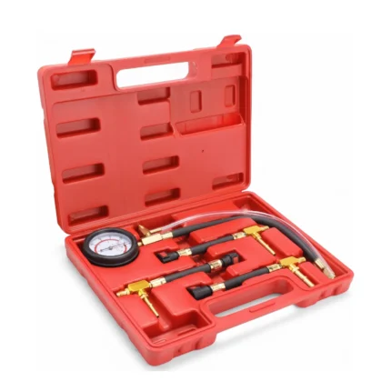 Kit Medidor de Presión de Combustible Automotriz con Acoples Rápidos