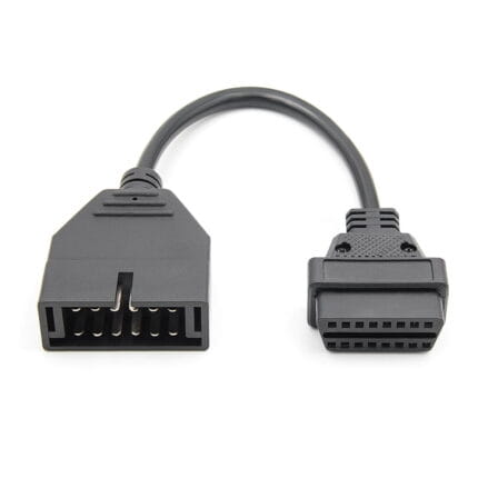 Cable Adaptador GM/Daewoo 12 Pines a OBD2 16 Pines