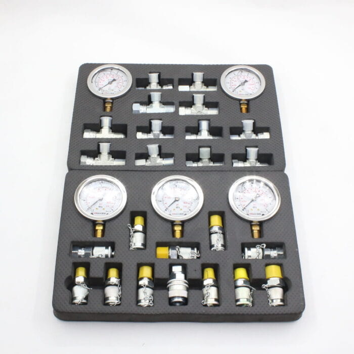 set manómetro presión hidráulica