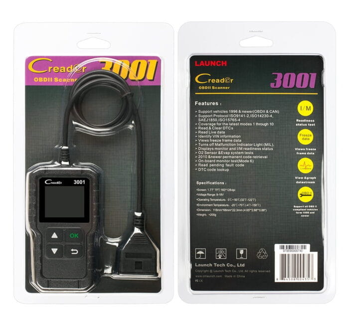 EMPAQUE LAUNCH 3001 SCANNER