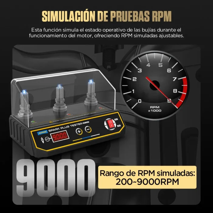 Probador de Bujías AUTOOL SPT301 (3 Orificios) - Imagen 7