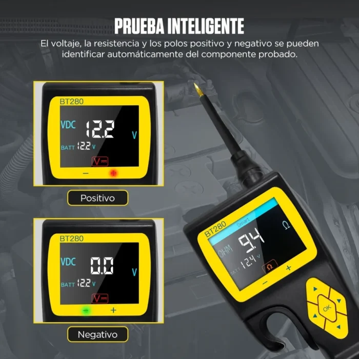 Probador de Circuitos Automotriz AUTOOL BT280 Osciloscopio - Imagen 4