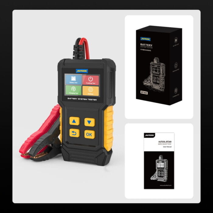 Probador de Baterías AUTOOL bt360 2000 CCA Auto y Moto - Imagen 11