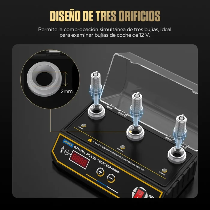 Probador de Bujías AUTOOL SPT301 (3 Orificios) - Imagen 8
