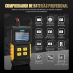 Probador baterías digital autool bt360 funciones