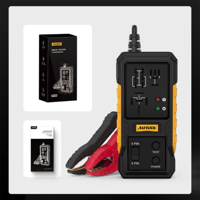 Probador de Relés Automotriz AUTOOL 12V | 4 y 5 Pines - Imagen 6