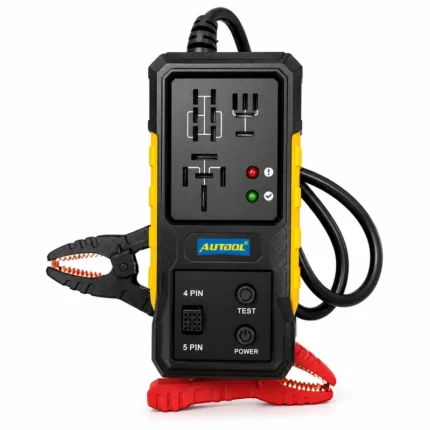 Probador de Relés Automotriz AUTOOL 12V | 4 y 5 Pines