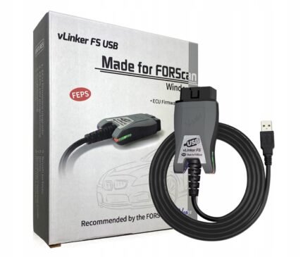 Escáner Vgate vLinker FS USB Automotriz Especial para FORScan (Ford / Mazda)